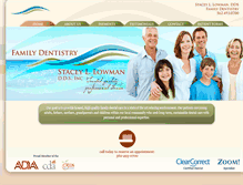 Tablet Screenshot of drstaceylowmandentistry.com